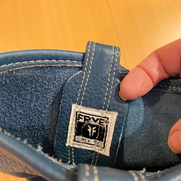 Frye Harness 12R Boot Teal Size 10 - Picture 7 of 8